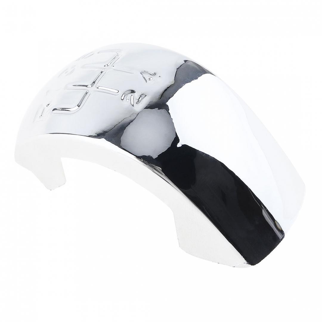 5 скоростей, 2 цвета, ручной стиль, рычаг переключения передач, ручка переключения передач, крышка для гандбола, подходит для Skoda серебряный