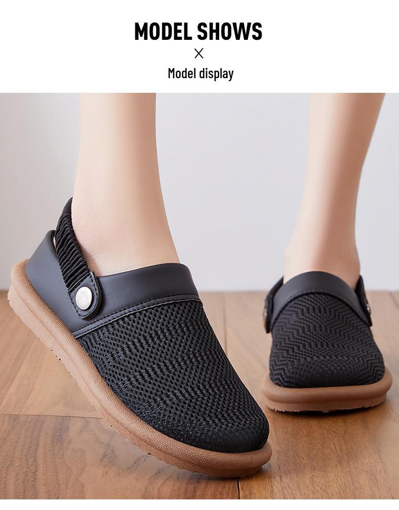 Breathable Cotton Linen Slip-On Summer Slippers for Women – Casual, Stylish, and Comfortable Outdoor Shoes for Moms.