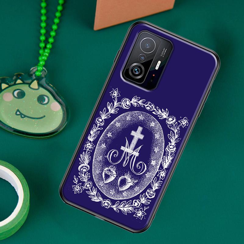 Immaculate Conception Virgin Mary Jesus Case For POCO F5 X5 X3 Pro X4 F4 GT F3 C40 Cover For Xiaomi 13 12 Lite 11T 12T Pro 12X
