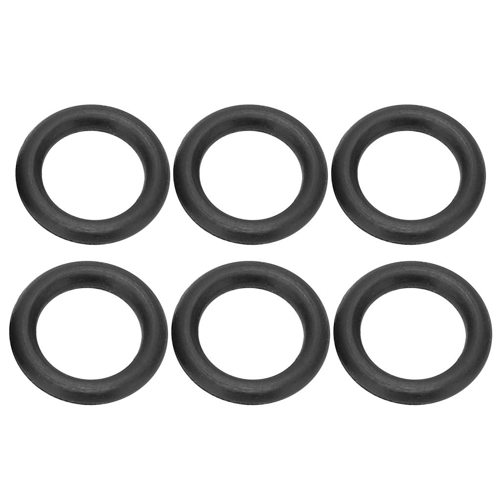 200Pcs Black Rubber O Ring Abrasion Resistant Flexible Universal O Ring for Fishing