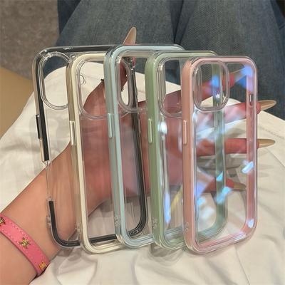 Átlátszó Cukorka Telefon Tok For For Iphone 16 15 14 13 12 11 Pro Max Plus Átlátszó Ütésálló Lökésvédő Hátlap Tok