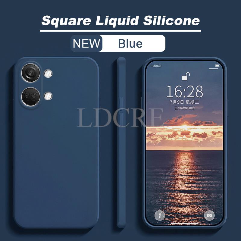 

Для Oneplus Nord 3 Чехол Жидкий Силиконовый Чехол-накладка Oneplus Nord 3 Чехол ТПУ Резиновый Защитный Чехол для Телефона Oneplus Nord 3 Чехол Oneplus Nord 3 синий