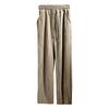 Spring and Autumn Jacquard Stripe Wide-leg Men's Casual Loose Straight Leg Plus Size Pants