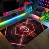 AC Milan Design Crystal Velvet Carpet Cozy Non?Slip Printed Rug For Bedroom Living Room Entrance