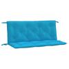 Garden Bench Cushions 2 Pcs Light Blue 120 X 50 X 7 Cm Oxford Fabric