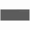 Floating Shelf High Gloss Grey 60 x 23.5 x 3.8 cm MDF