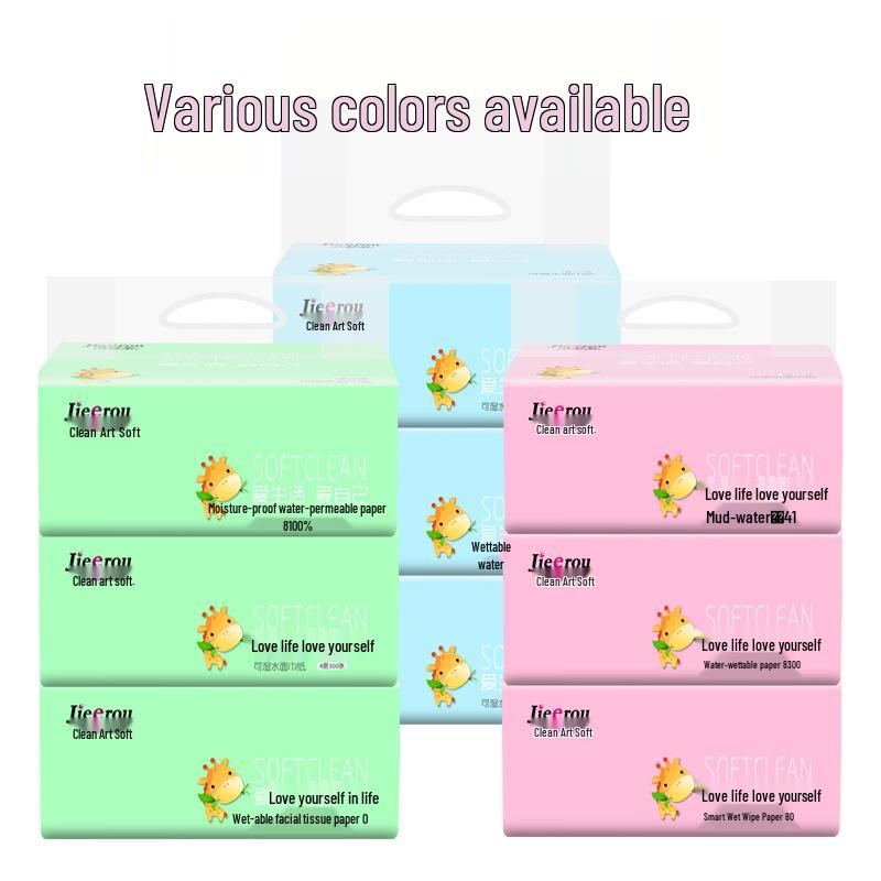 Jieyi Soft Virgin Wood Pulp Toilet Paper Tissue