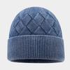 European and American fashion headgear autumn and winter core yarn couple ear protection knitted hat outdoor leisure shopping warm hat