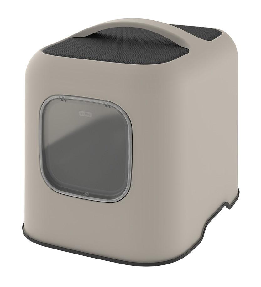 Rotho White Cappuccino Cat Toilet (7610859245021)