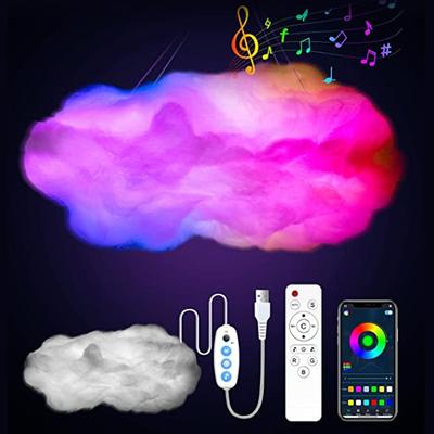 3D nuage foudre lumière lampe à LED multicolore chambre nuages lumières tonnerre nuages chambre bricolage musique synchronisation intelligente APP contrôle USB