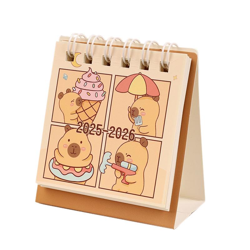Creative Coil Calendar Planner 2026 Mini Simple Calendar Small Desk Calendar Desktop Decoration Office Stationery
