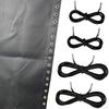 Chair Replacement Fabric 160x43 cm Folding Lounge Repair Cloth with Cords Kit