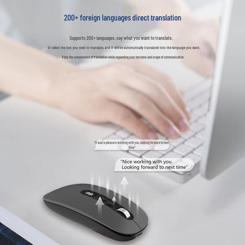 Sayrelances M191 AI Smart Mouse with 26-Language Voice Input