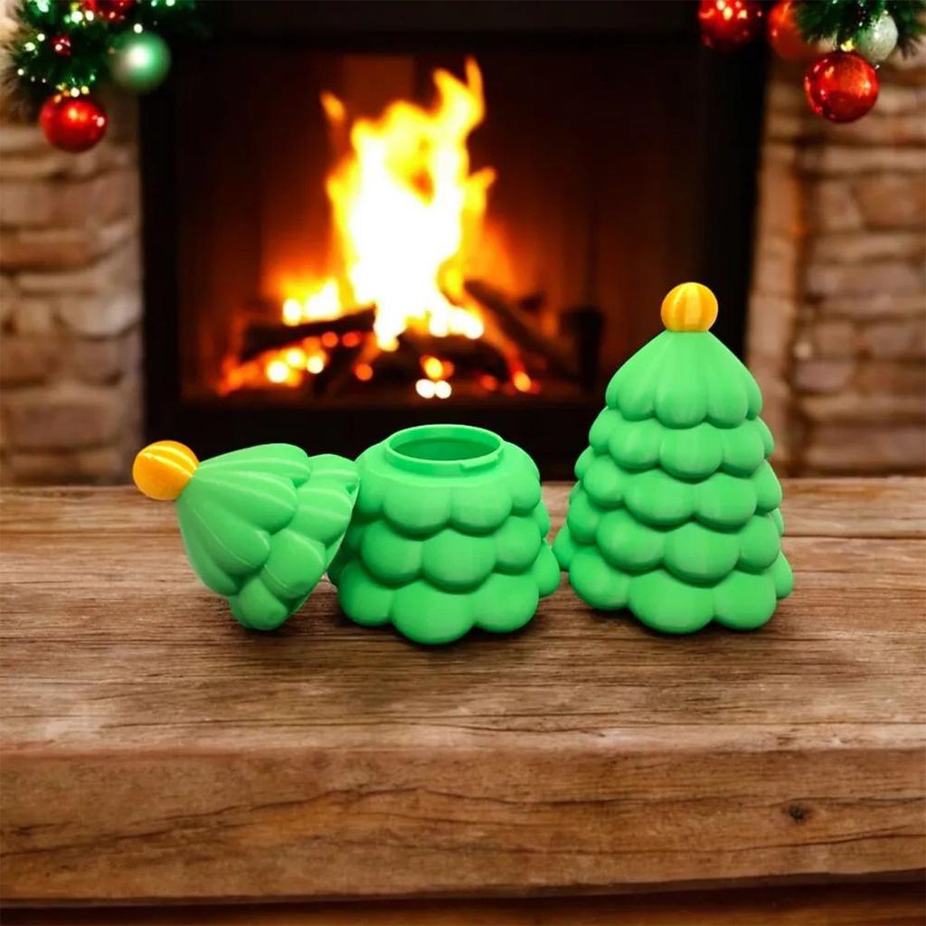 3D Printed Christmas Tree Decorations, Storage And Ornaments