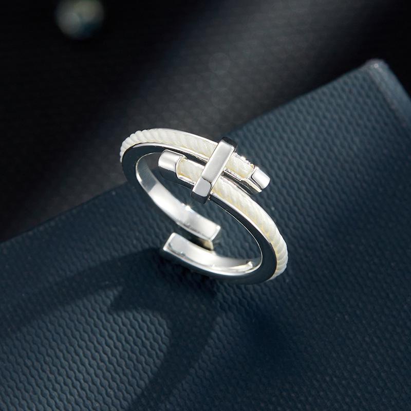 Chinese Christmas Red String Open Ring - Minimalist Advanced Sense Benmingnian Index Finger Band