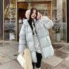 Women's Mid-Length Hooded Winter Puffer Coat - 90% White Duck Down, Super Soft, High Fill Power, 2025 New Style
