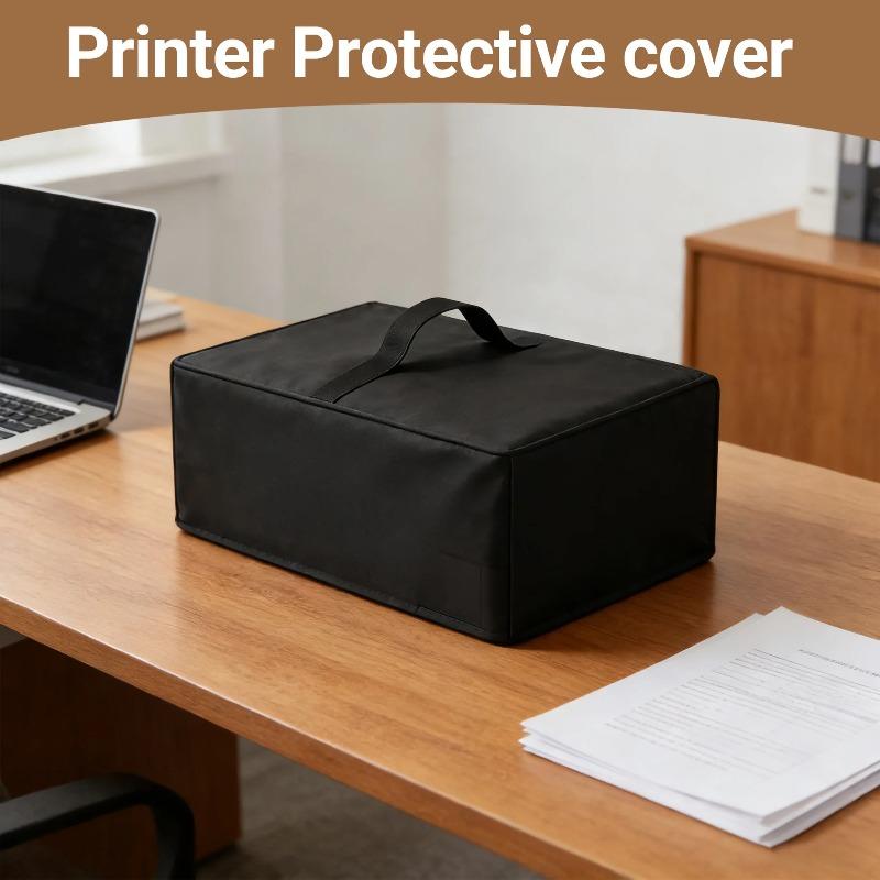 

Reinforced Handle Printer Dust Cover Anti-Static Waterproof Protective Sleeve with Drawstring Open Bottom Dustproof Cover 46x38x21cm