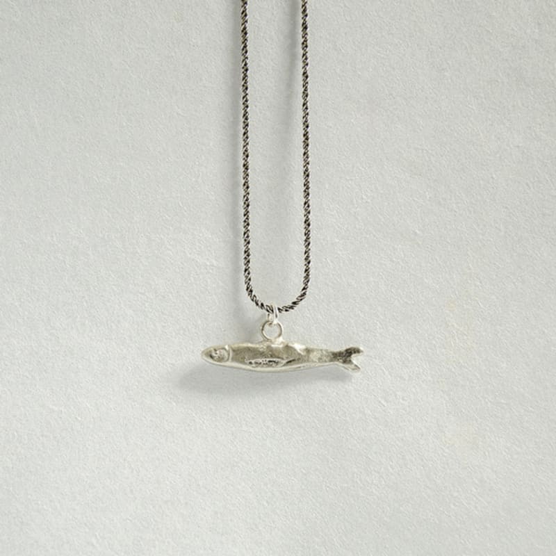 

a.neujac Hanging Fish Necklace 50cm