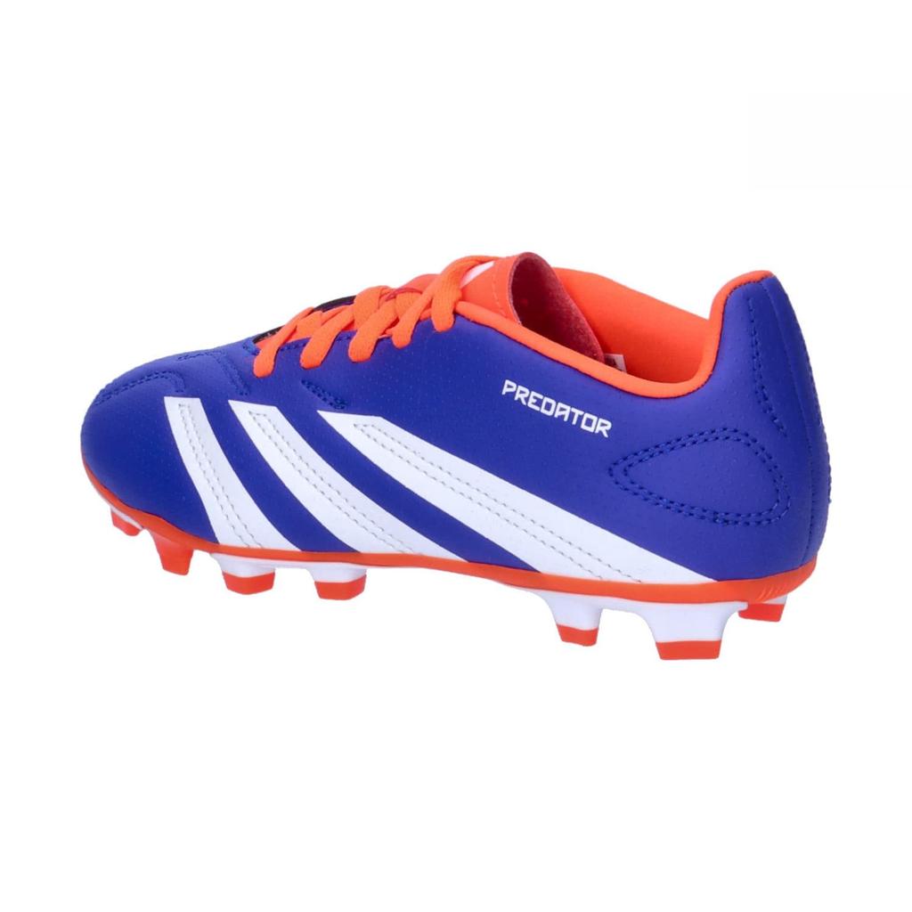 Soccer Cleats Junior Kids Predator Club FxG Boys Girls NKE64 Lucid Red Cm [Adidas] 17-24.5cm Blue/Footwear White/Solar (IF6424) 23.0