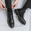 Fashion Autumn Winter Business Men Ankle Boots European American Casual Light Comfortable Brand Chelsea Boots Social Boots Size 38-46