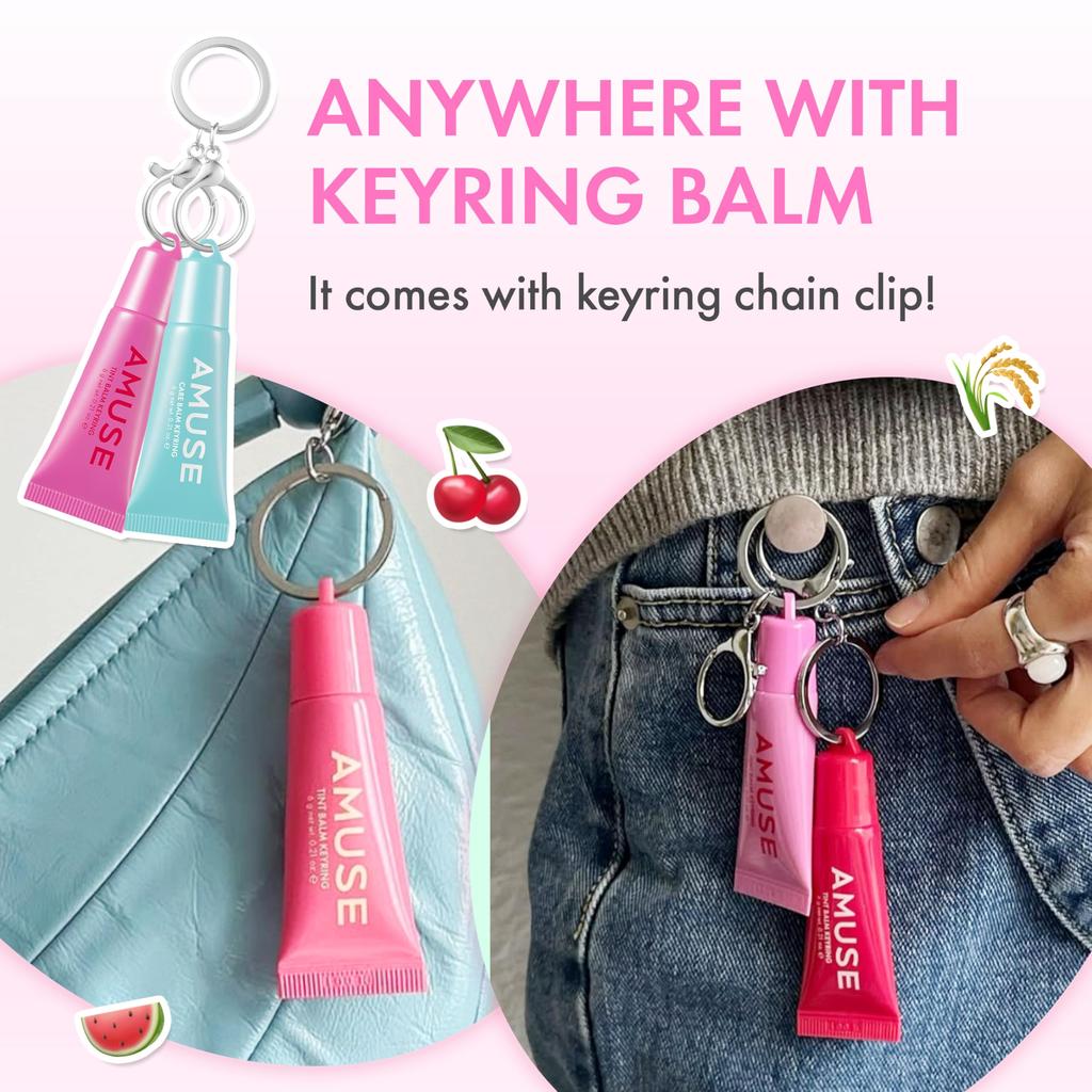 [AMUSE Official][NEW CareTint Balm Keyring - 5 Colors]