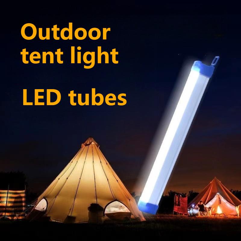LED Rechargeable Lamp Portable Emergency Lights LED Tube Outdoor Lanterns Magnetic Light Flashlight Camping Lamp Camping Lamp