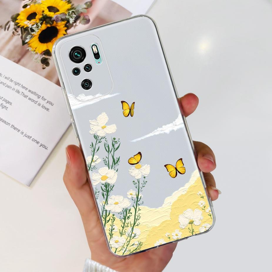 For Xiaomi Redmi Note 10 4G Case Redmi Note 10S Luxury Painted Cover Cases For Xiaomi Redmi Note 10 Pro Max Note10 S Soft Fundas