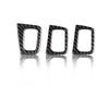 4Pcs Carbon Fiber Window Switch Armrest Panel Cover Sticker Trim For Mercedes Benz C Class W205 C180 C200 C300 GLC260