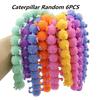 Toys Toys 3-6PCS Multi-Color Funny Unicorn  Caterpillar Fidget Elastic Rope TPR Pull String Stress Relief Children's Holiday