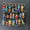 Dragon Ball Son Goku Mini Cute Kawaii Keychain Action Figure Anime Model Cartoon Bag Doll Pendant Figurine Toys Gift 1Pcs Random
