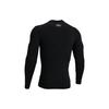 Under Armour Camiseta de Compresión Deportiva de Manga Larga para Entrenamiento con Cuello Redondo para Hombre Tops Negro 1369728-001