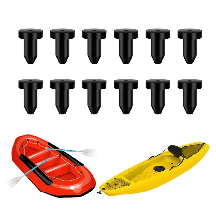 12 Pcs Silicone Kayak Scupper Plugs Drain Holes Stopper Bung Drain Plugs