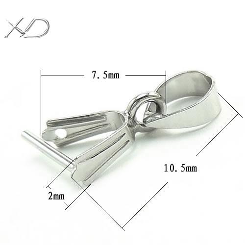 XD K001 18K Gold Small Stripe Clip Buckle Threading Needle K Gold Pendant Clip Buckle K Gold Pendant Clip Buckle Accessories