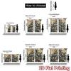 2D FLAT PRINTING 2pcs Curtains (Without Rod) Nautical Octopus Art Modern Curtains Machine Washable Fabric Curtains Gift Suitable
