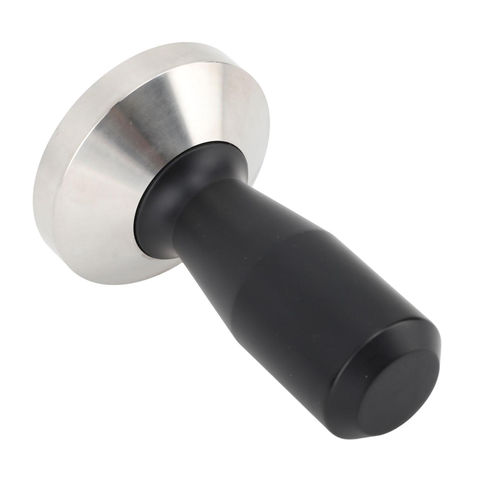 58 мм Темпер для кофе Эргономичная ручка Нержавеющая сталь Портафильтр Аксессуар-темпер для кофемашины Черный