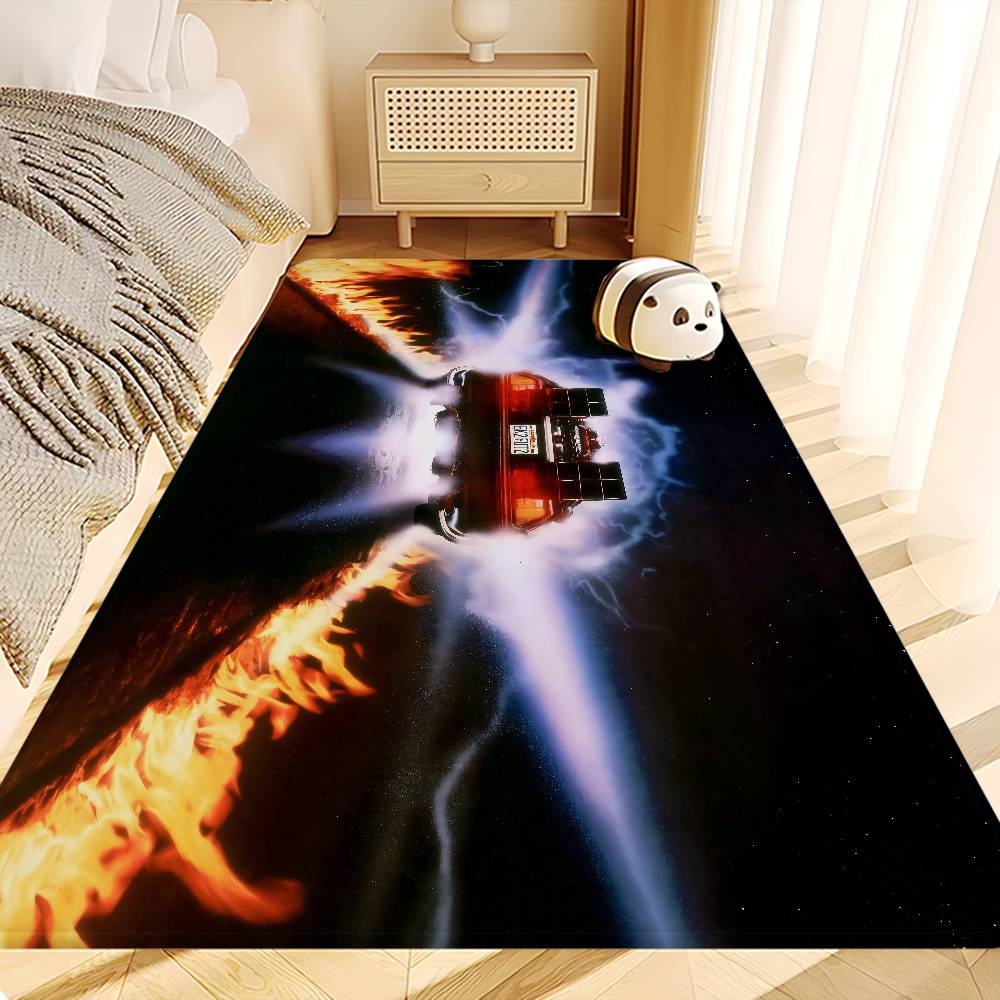 Back To The Future Door Mat Washable Non-Slip Living Room Sofa Chairs Area Mat Kitchen Toilet Rug