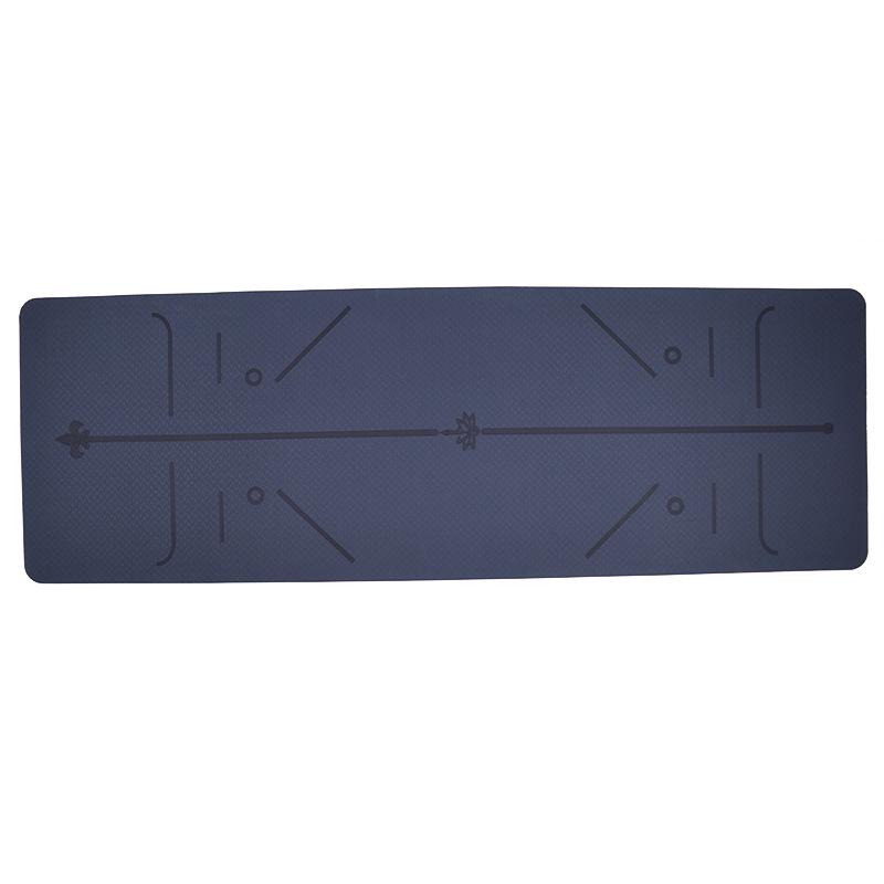 Yoga Mat with Soundproofing, Non-Slip Sports Floor Mat for Indoor Use, Includes Posture Guidance, Ideal for Jump Rope and Other Exercises