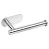 Toilet Paper Holder Wall Mounted Self-Adhesive Bathroom Hanger Silver