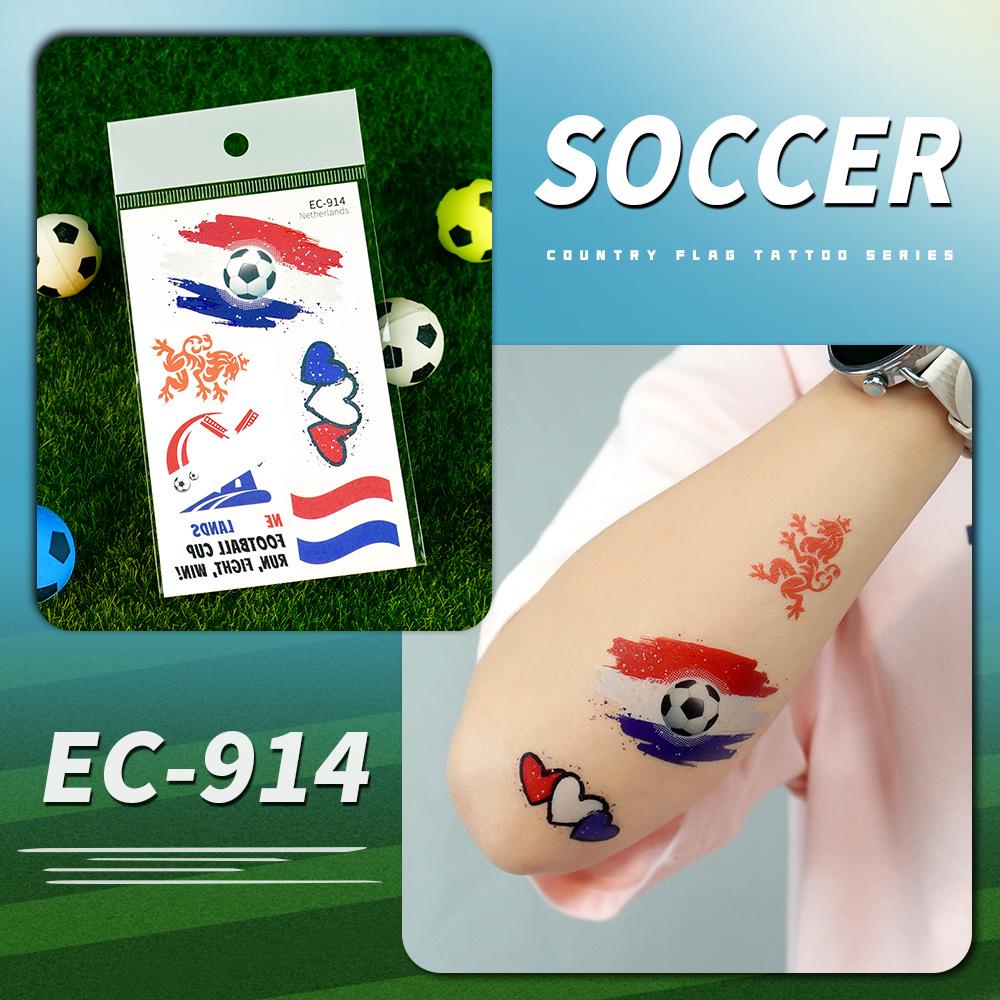 Ruikalong USA Canada Mexico Flag Waterproof World Cup Tattoo Stickers