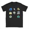 Men'S Retro Windows 95 Icon T-Shirt - Classic 90S Tech Tee Summer Men's and Women's Loose and Breathable Cotton T-shirt Top