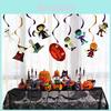 New Halloween Spiral Hanging Decorations For Indoor Home Party Dcor With Vampire Themes
