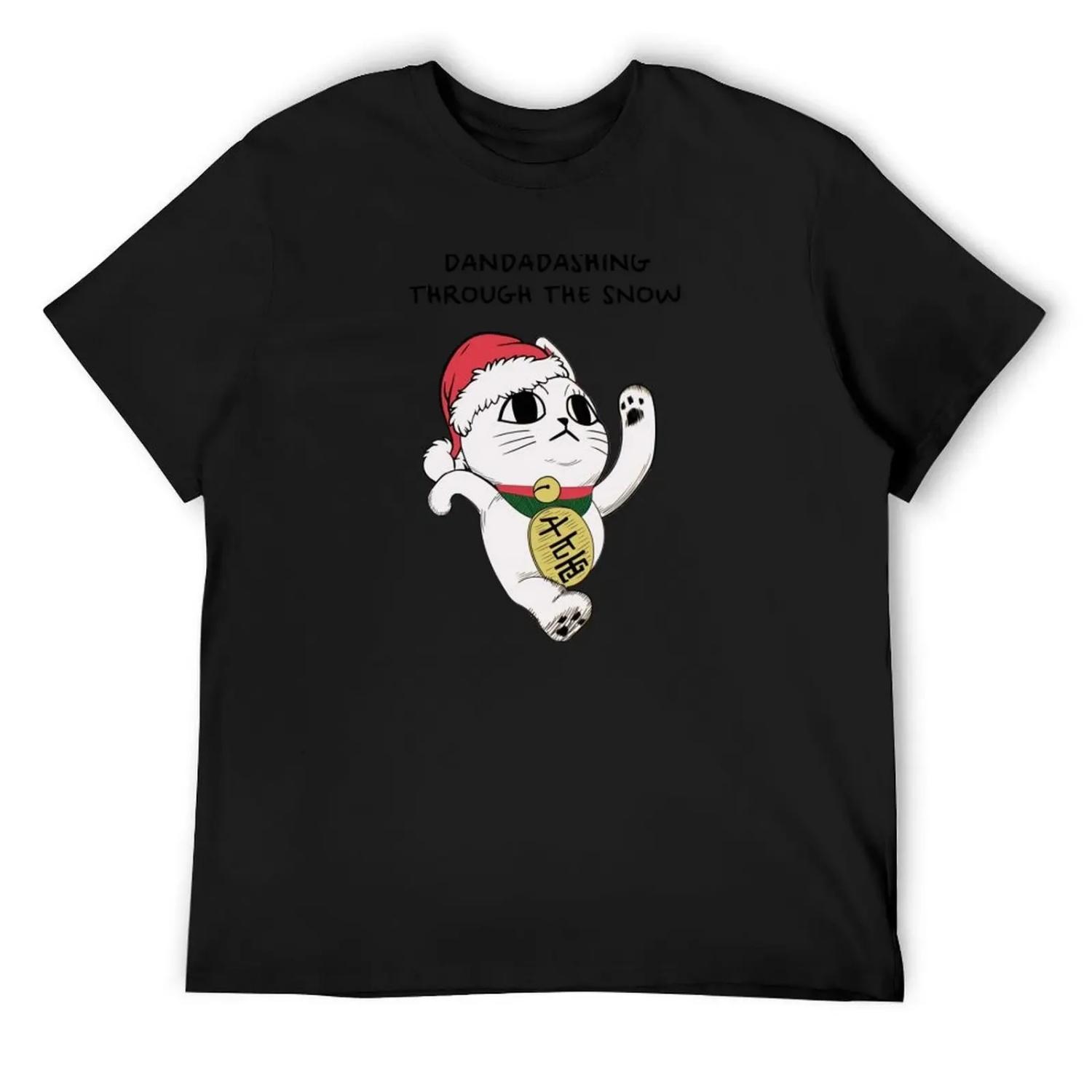 Dandadan Christmas Turbo Granny 2 T-Shirt Funny t-shirt korean fashion baggy shirts t shirts for men graphic S чёрный