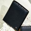 Black Imported Leather Check Line Point Wallet Dbwa4e852bk