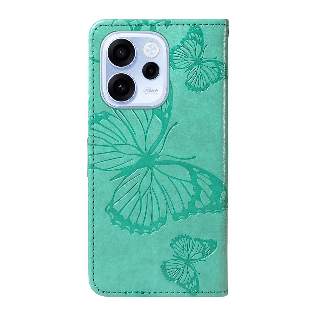 For Samsung Galaxy A56 5G/M56 5G Case Wallet Stand Imprinted Rose Butterfly PU Leather Phone Cover
