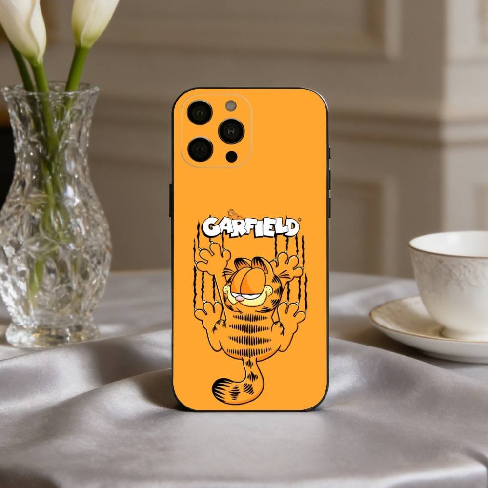 Animation funny G-G-Garfields C-Cat-T Phone Case Silicone Soft For IPhone 17pro 16 15 14 13 12 11 X XR Plus Pro Max Plus