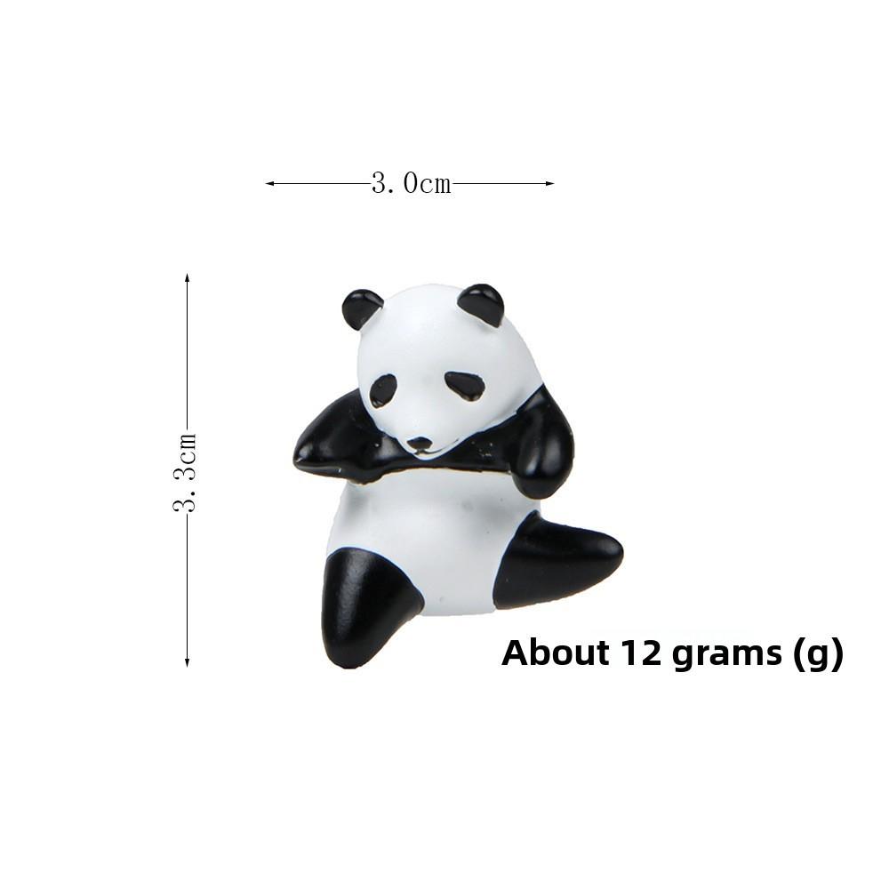 

Cartoon Wall Cute Climbing Posture Panda Mini Model Ornament For Decoration Cup StyleD