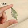 Plants Lapel Accessory Faux Pearl Leaf Brooch for Women, Vintage Theme Pin, Nature Inspired Clothing Jewelry Wedding Party Prom Women