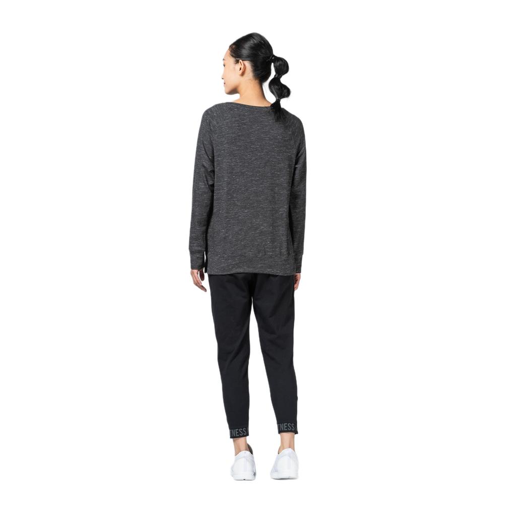 DECATHLON Soft and Stretchy Raglan Sleeve T-Shirt Women's Grey Crew Neck