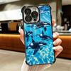 Orca Ocean Pattern Soft Phone Case For iPhone 15 16 17 Air 14 Pro Max 16E Plus 13 12 Mini Plating Anti-Fall Fundas