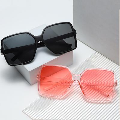 New Box Sunglasses Trendy and Fashionable Men's and Women's Large Frame UV Resistant Sunglasses